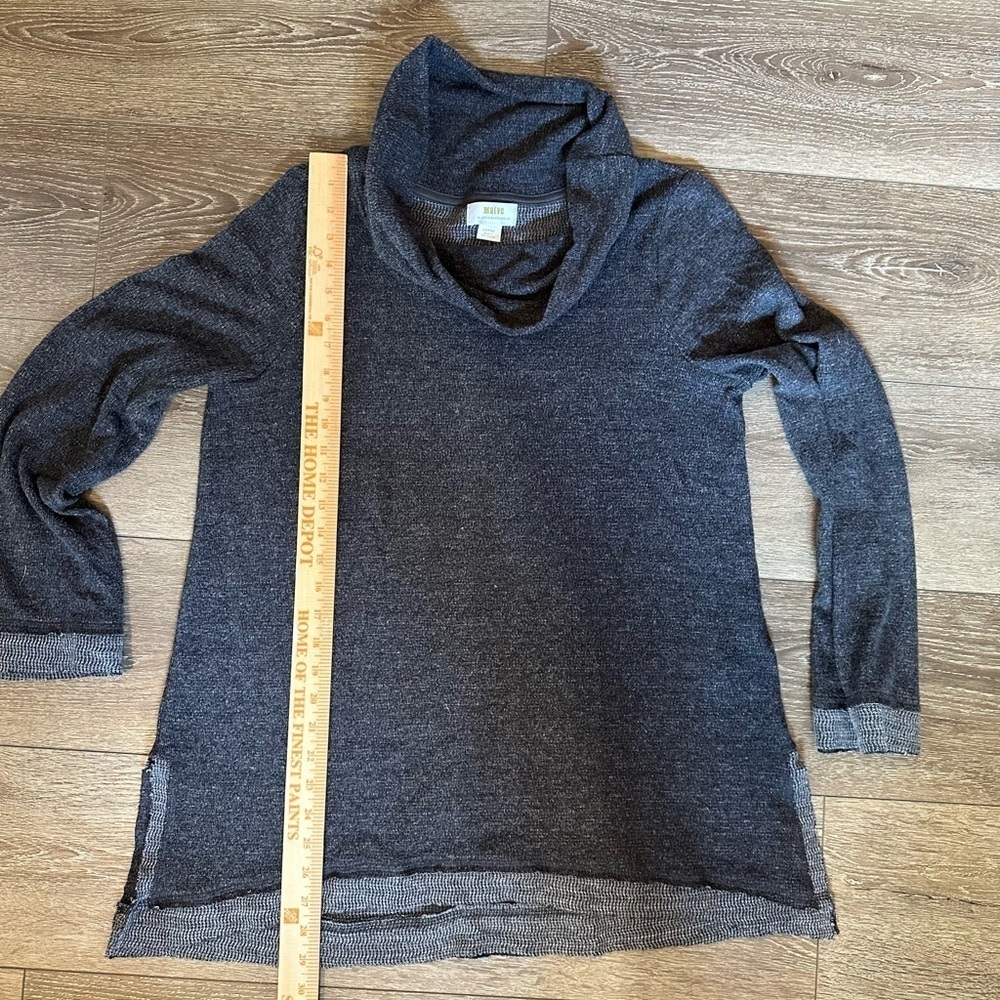Anthropologie Maeve Risa Hacci Cowl Neck Tunic Pullover - Picture 8 of 11
